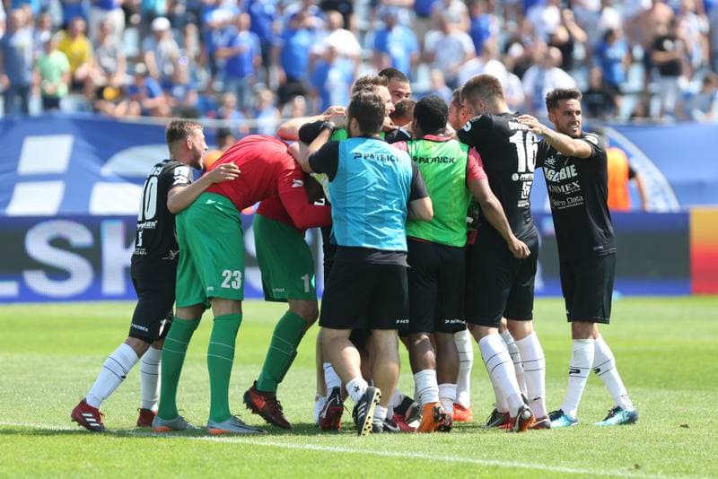 Football. Nice I Liga. Ruch Chorzow - Zaglebie Sosnowiec. 27.05.2018