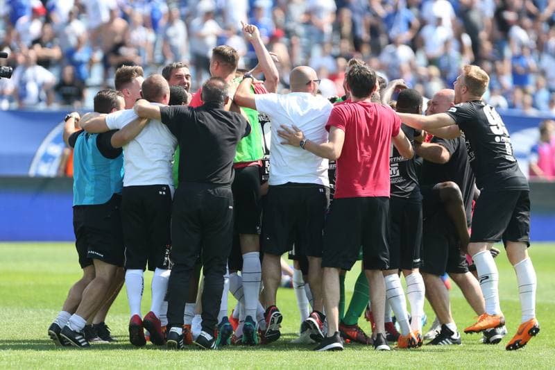 Football. Nice I Liga. Ruch Chorzow - Zaglebie Sosnowiec. 27.05.2018