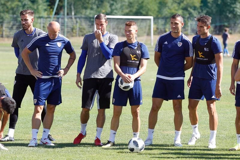 Football. Piast Gliwice. Training. 07.08.2018