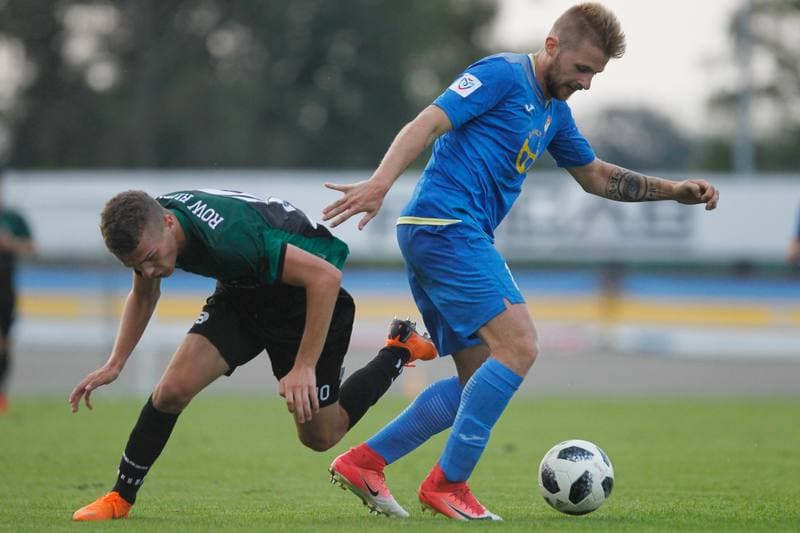 Football. Polish Cup. ROW 1964 Rybnik - Gwardia Koszalin. 08.08.2018