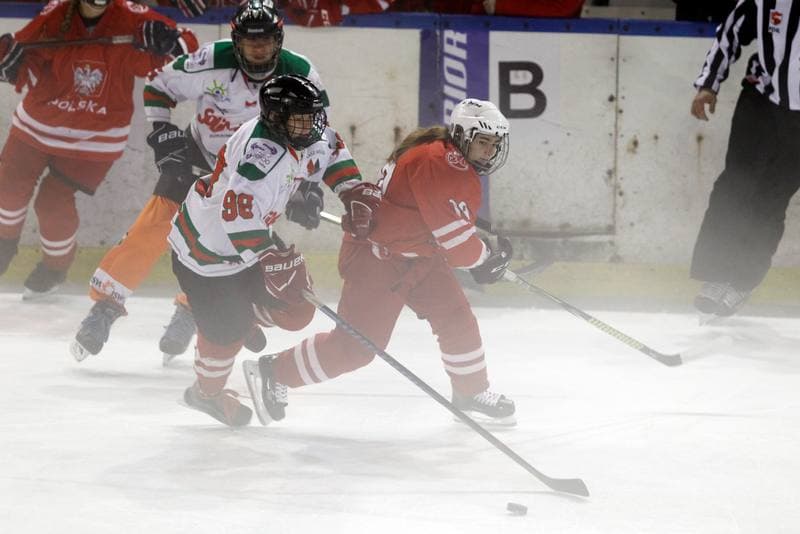 Ice Hockey. Slaska Liga Mlodzikow. UKS Zaglebie Sosnowiec - Reprezentacja Polski Kobiet. 13.09.2018