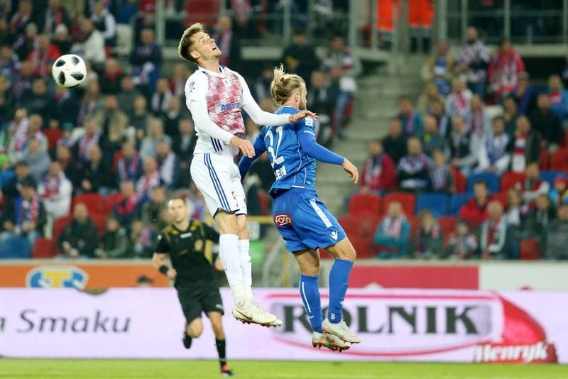 Football. Lotto Ekstraklasa. Gornik Zabrze - Lech Poznan. 05.10.2018