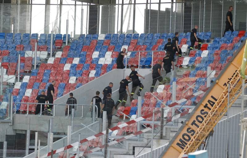 Football. Gornik Zabrze. Press Conference. 06.08.2015
