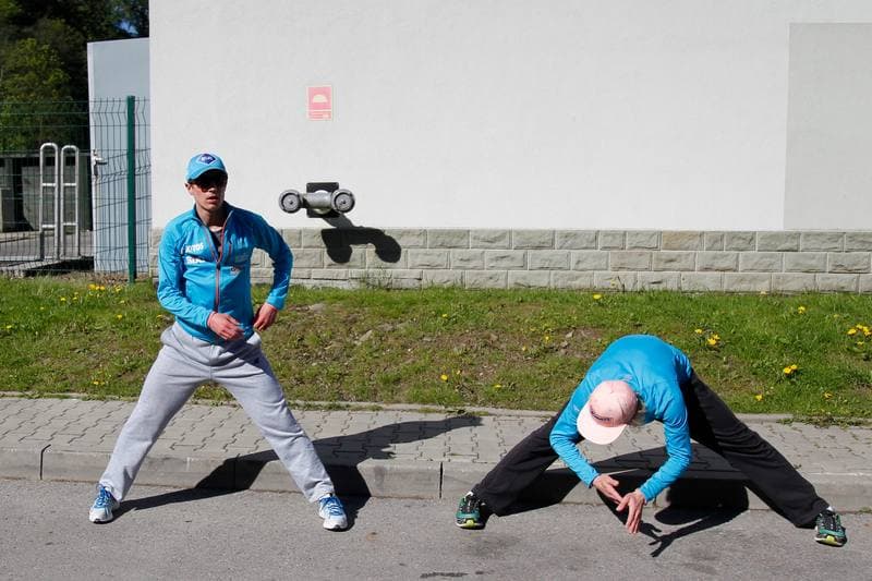 Ski Jumping. Poland national team. Training. 12.05.2016