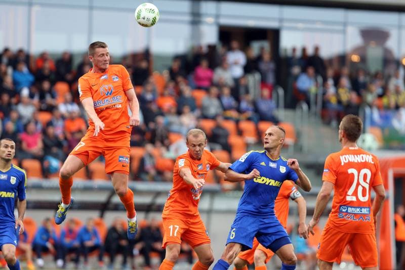 Football. Lotto Ekstraklasa. Bruk-Bet Termalica Nieciecza - Arka Gdynia. 18.07.2016