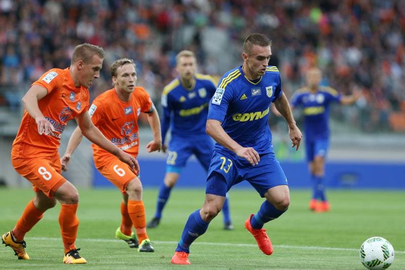 Football. Lotto Ekstraklasa. Bruk-Bet Termalica Nieciecza - Arka Gdynia. 18.07.2016