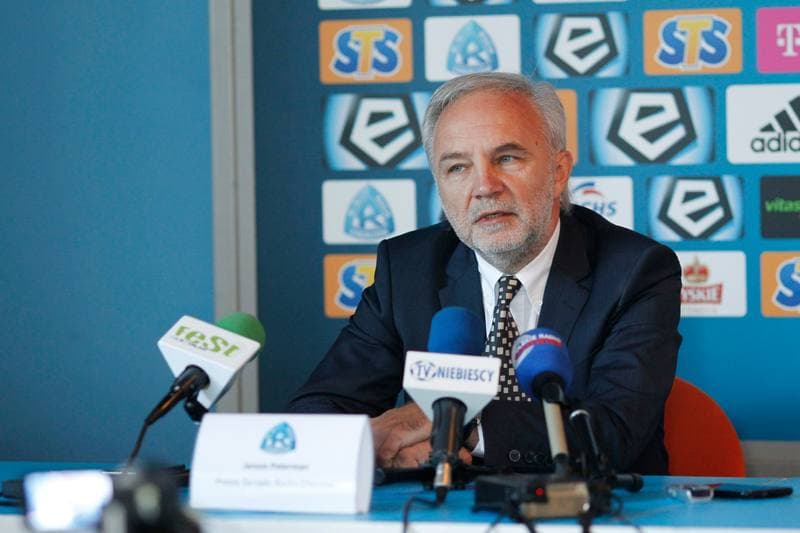 Football. Ruch Chorzow. Press Conference. 02.08.2016