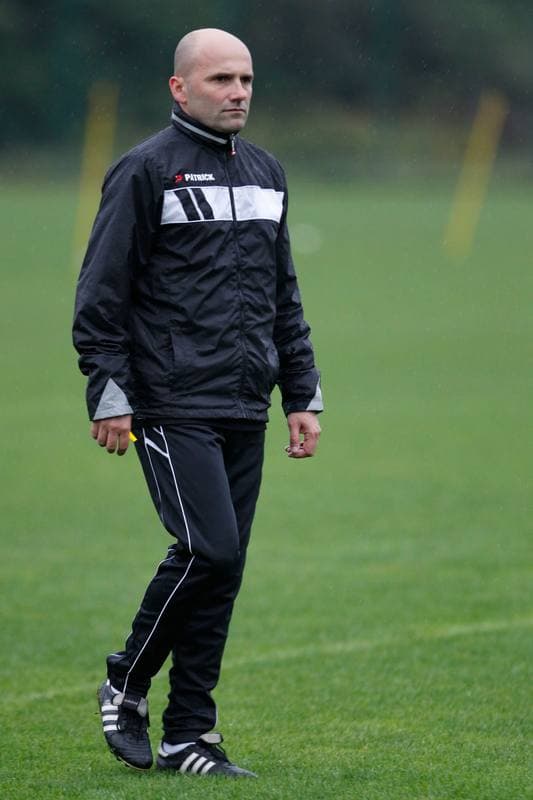 Football. Zaglebie Sosnowiec. Training. 03.10.2016