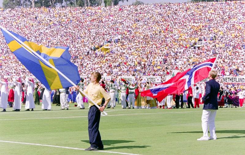 Football. FIFA World Cup 1994. Colombia - Romania. 18.06.1994
