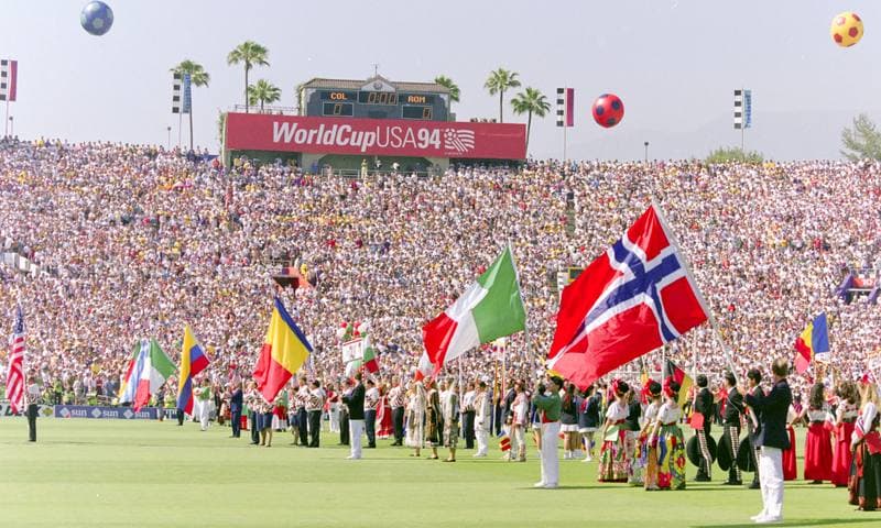 Football. FIFA World Cup 1994. Colombia - Romania. 18.06.1994