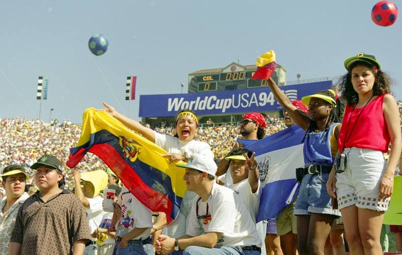 Football. FIFA World Cup 1994. Colombia - Romania. 18.06.1994
