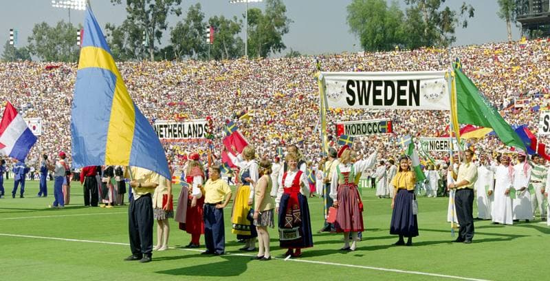 Football. FIFA World Cup 1994. Colombia - Romania. 18.06.1994