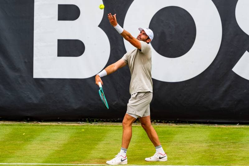 Tennis. BOSS OPEN. Yannik Hanfmann - Aleksandar Kovacevic. 09.06.2026