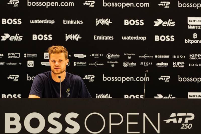 Tennis. BOSS OPEN. Yannik Hanfmann - Aleksandar Kovacevic. 09.06.2026