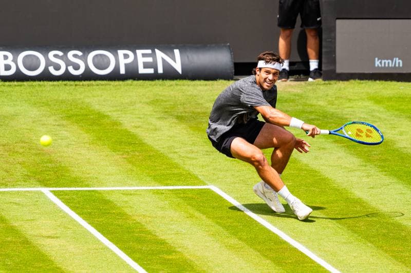 Tennis. BOSS OPEN. Yannik Hanfmann - Aleksandar Kovacevic. 09.06.2026