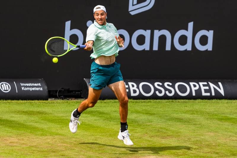 Tennis. BOSS OPEN. Yannik Hanfmann - Aleksandar Kovacevic. 09.06.2026