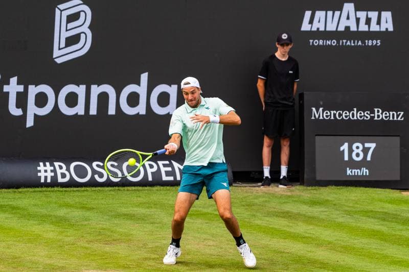Tennis. BOSS OPEN. Yannik Hanfmann - Aleksandar Kovacevic. 09.06.2026