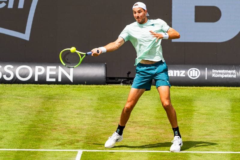 Tennis. BOSS OPEN. Yannik Hanfmann - Aleksandar Kovacevic. 09.06.2026