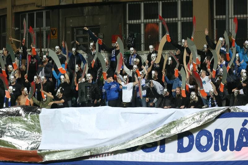 Football. HET Liga. Bohemians 1905 Praha - Banik Ostrava. 13.10.2017