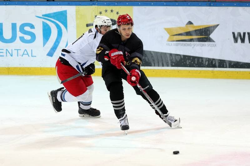 Ice Hockey. Polska Hokej Liga. SMS PZHL Katowice - Comarch Cracovia Krakow. 15.10.2017