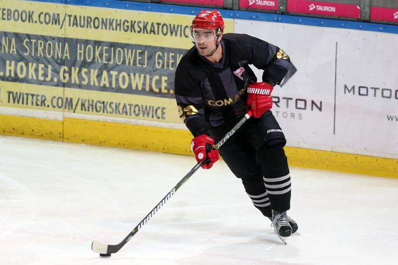 Ice Hockey. Polska Hokej Liga. SMS PZHL Katowice - Comarch Cracovia Krakow. 15.10.2017