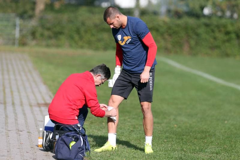 Football. Piast Gliwice. Training. 18.10.2017