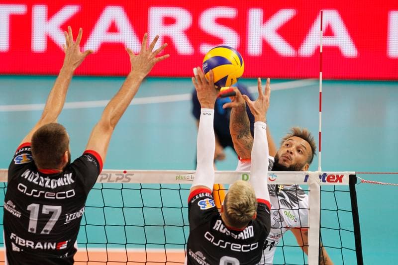 Volleyball. PlusLiga. Jastrzebski Wegiel - Asseco Resovia Rzeszow. 21.10.2017