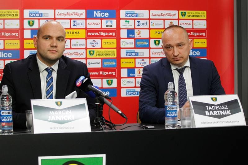 Football. GKS Katowice. Press Conference. 03.11.2017