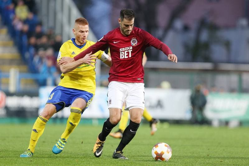 Football. Het Liga. Fastav Zlin - Sparta Prague. 05.11.2017