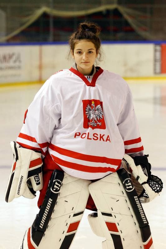 Ice Hockey. Women's U18 Olympic Hope Tournament. Poland - Latvia. 15.12.2017