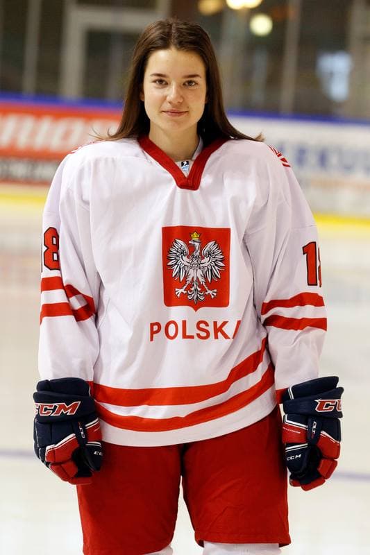 Ice Hockey. Women's U18 Olympic Hope Tournament. Poland - Latvia. 15.12.2017