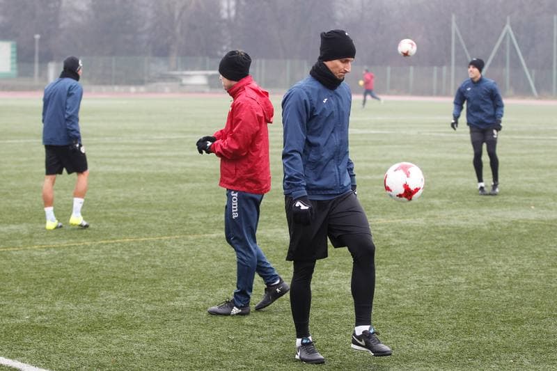 Football. Piast Gliwice. Training. 10.01.2018