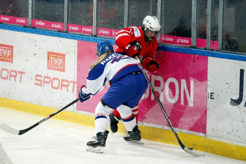 Ice Hockey. Women's U18 World Championship Division 1B. Poland - Great Britain. 12.01.2018