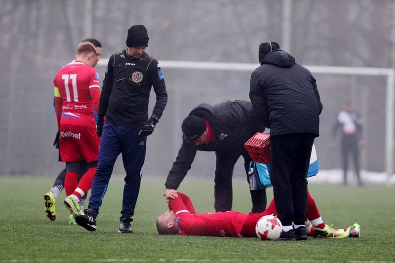 Football. Sparing. Ruch Chorzow - Podbeskidzie Bielsko-Biala. 27.01.2018