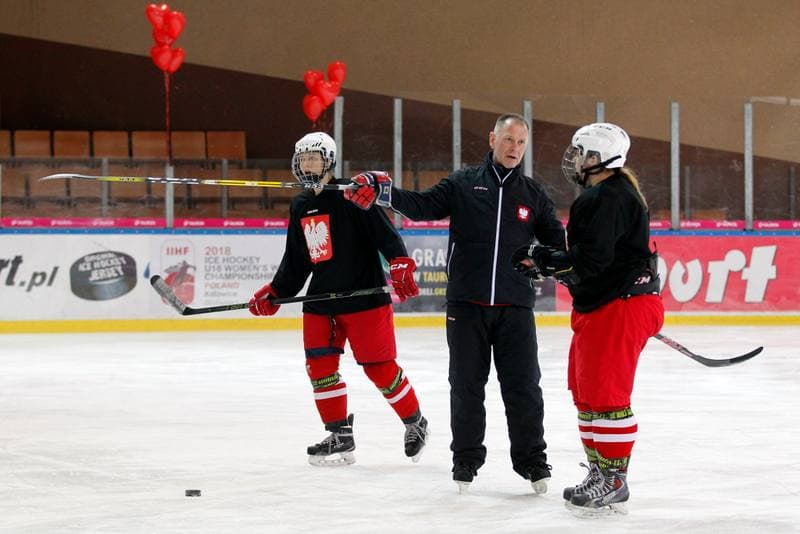 Ice Hockey. Poland national team. Training. 15.02.2018