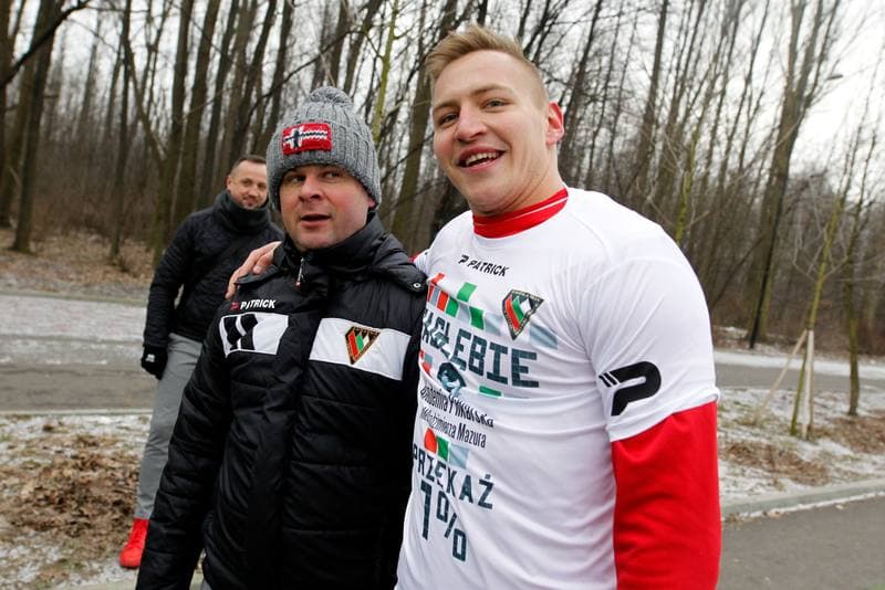 Football. Zaglebie Sosnowiec. Press Conference. 23.02.2018