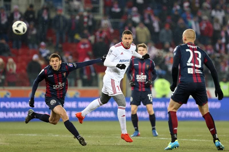Football. Lotto Ekstraklasa. Gornik Zabrze - Pogon Szczecin. 28.02.2018