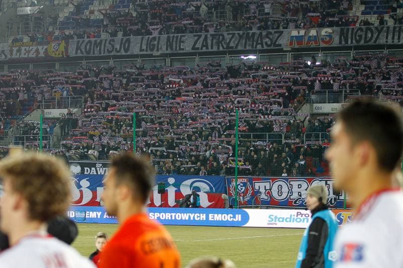 Football. Lotto Ekstraklasa. Gornik Zabrze - Zaglebie Lubin. 09.03.2018