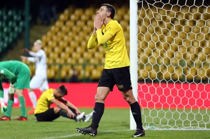 Football. Nice I Liga. GKS Katowice - Zaglebie Sosnowiec. 31.03.2018