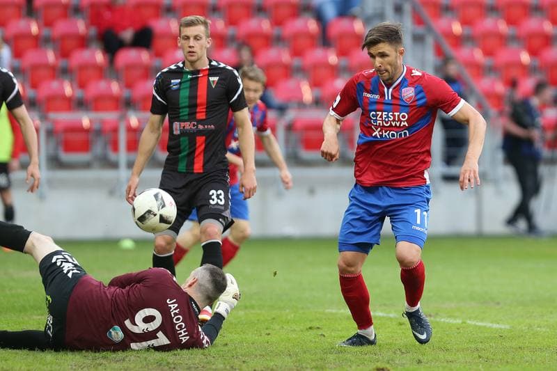 Football. Nice I Liga. GKS Tychy - Rakow Czestochowa. 14.05.2018