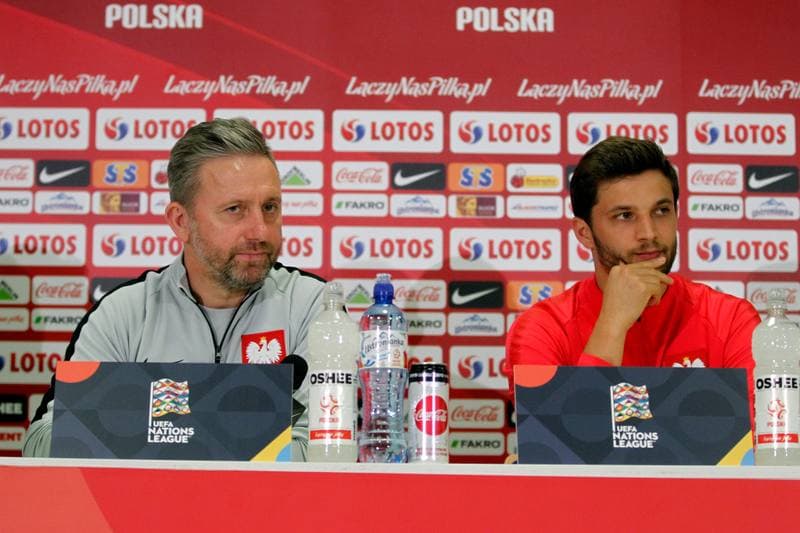 Football. Poland national team. Press Conference. 10.10.2018