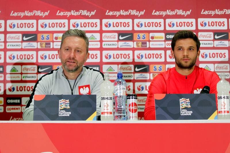 Football. Poland national team. Press Conference. 10.10.2018