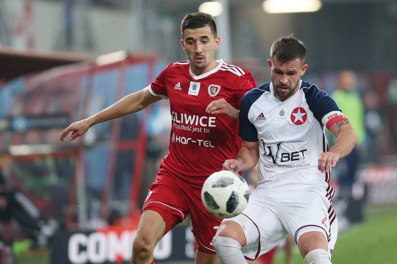 Football. Lotto Ekstraklasa. Piast Gliwice - Wisla Krakow. 02.11.2018