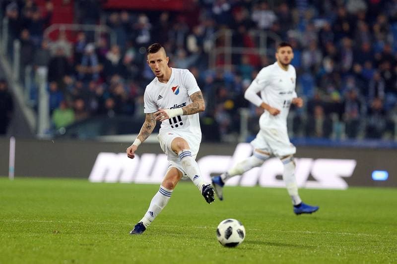 Football. Fortuna:Liga. Banik Ostrava - Viktoria Plzen. 03.11.2018
