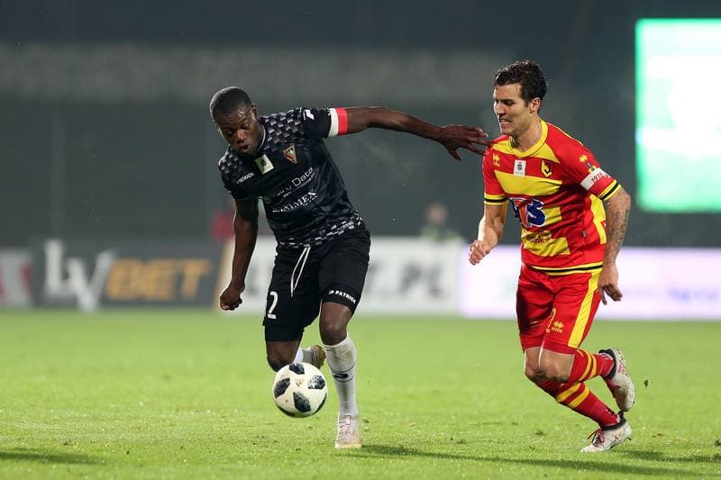 Football. Lotto Ekstraklasa. Zaglebie Sosnowiec - Jagiellonia Bialystok. 05.11.2018