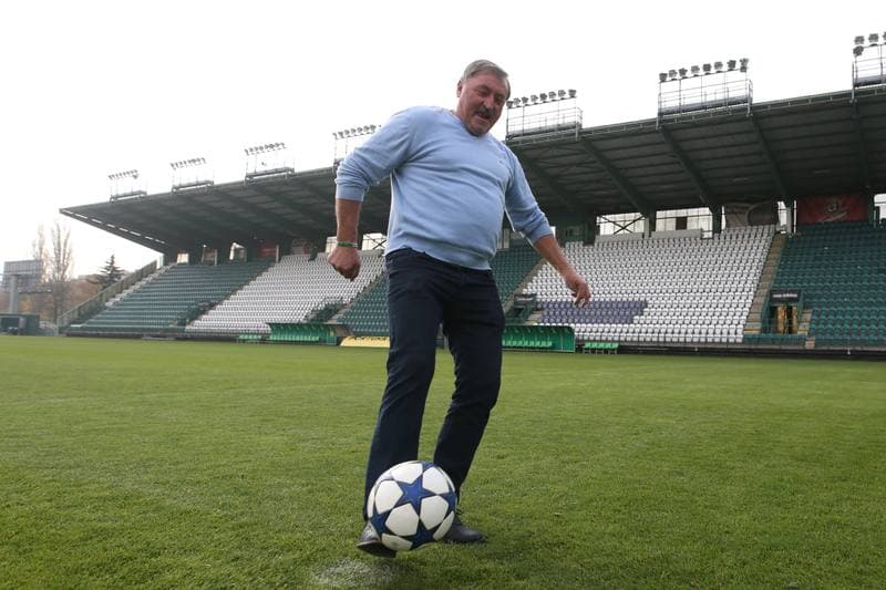 Football. Antonin Panenka. Photocall. 08.11.2018