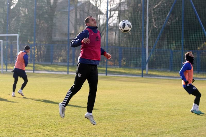 Football. Piast Gliwice. Training. 17.11.2018