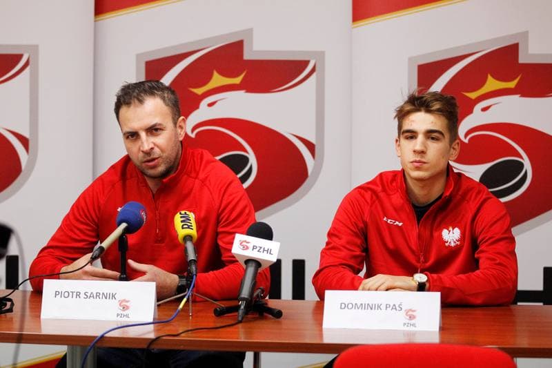 Ice Hockey. Poland U20. Press Conference. 06.12.2018