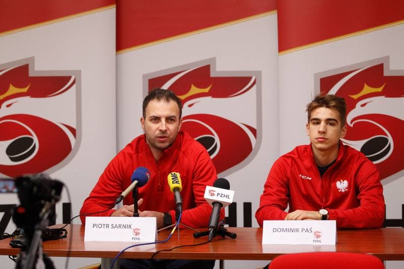 Ice Hockey. Poland U20. Press Conference. 06.12.2018