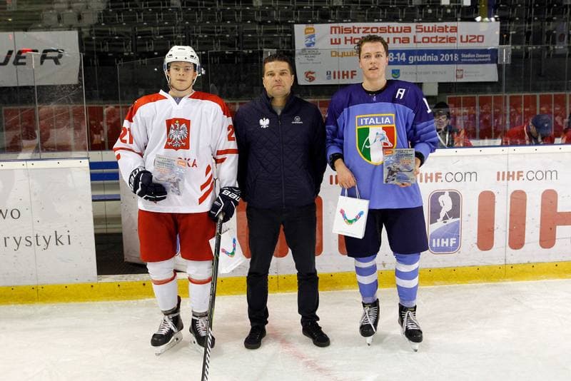 Ice Hockey. U20 World Championship Division 1B. Poland - Italy. 09.12.2018